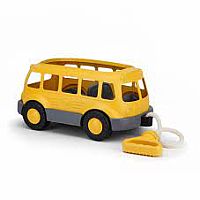 School Bus Wagon Pull Toy